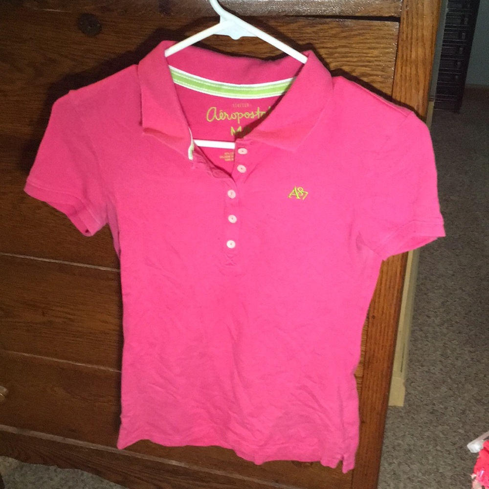 Pink polo